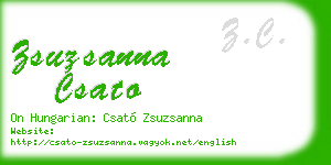zsuzsanna csato business card