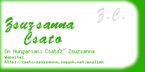 zsuzsanna csato business card